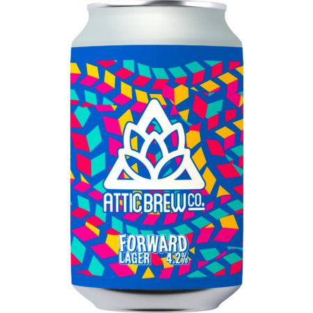 Attic Brew Co. 'Forward' Lager, 330ml, 4.2%