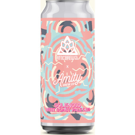 Attic Brew Co x Amity Brew Co. 'Solenoid' West Coast Pale, 440ml, 5.2%