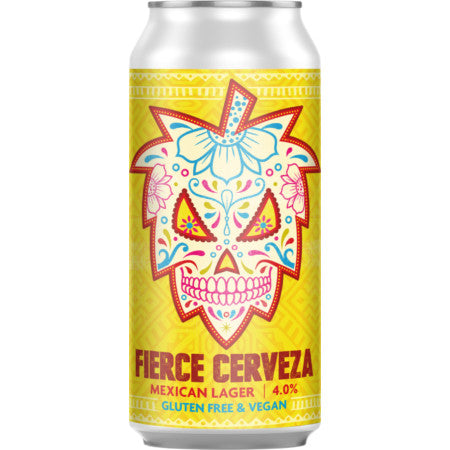 Fierce Beer, 'Cerveza' Mexican Lager, 440ml, 4%
