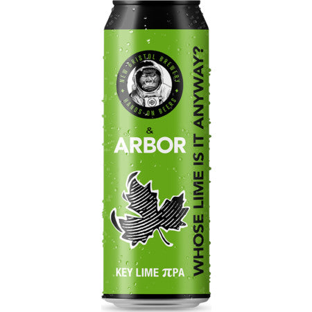 Arbor Ales x New Bristol Brewery, 'Who's Lime is it Anyway?' Key Lime πPA, 568ml, 6%