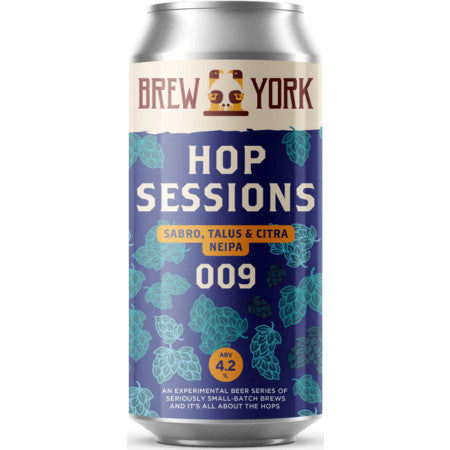 Brew York, 'Hop Session 009', Sabro, Talus and Citra NEIPA, 440ml, 4.2%