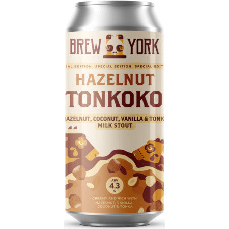 Brew York, 'Hazelnut Tonkoko', Stout, 440ml, 4.3%