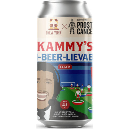 Brew York, 'Kammy's UnBEERlievable', GF Lager, 440ml, 4.1%