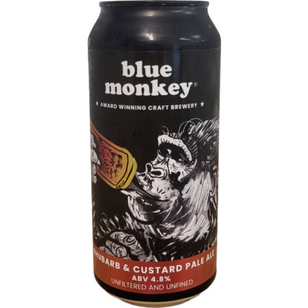 Blue Monkey Brewing, 'Rhubarb & Custard', Pale Ale, 440ml, 4.8%