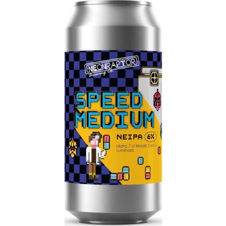 Neon Raptor Brewing Co., 'Speed Medium', NEIPA, 440ml, 6%