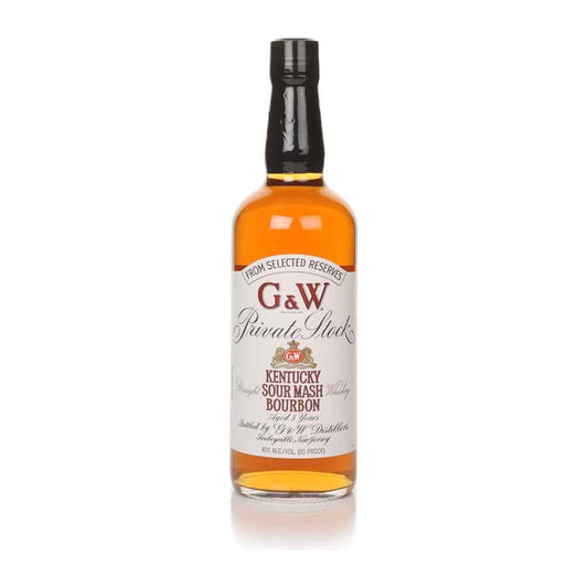 G&W Private Stock Kentuky Sour Mash Bourbon