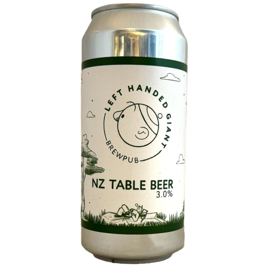 Left Handed Giant, 'NZ Table Beer', Table Beer, 440ml, 3%