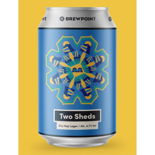 Brewpoint 'Two Sheds' Dry Hopped Lager 330ml, 4.7%